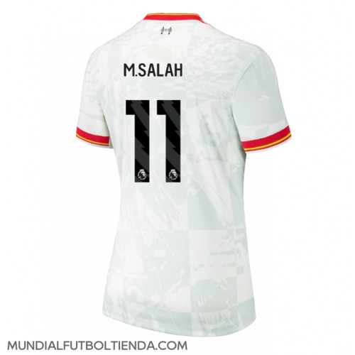 Camiseta Liverpool Mohamed Salah #11 Tercera Equipación Replica 2024-25 para mujer mangas cortas